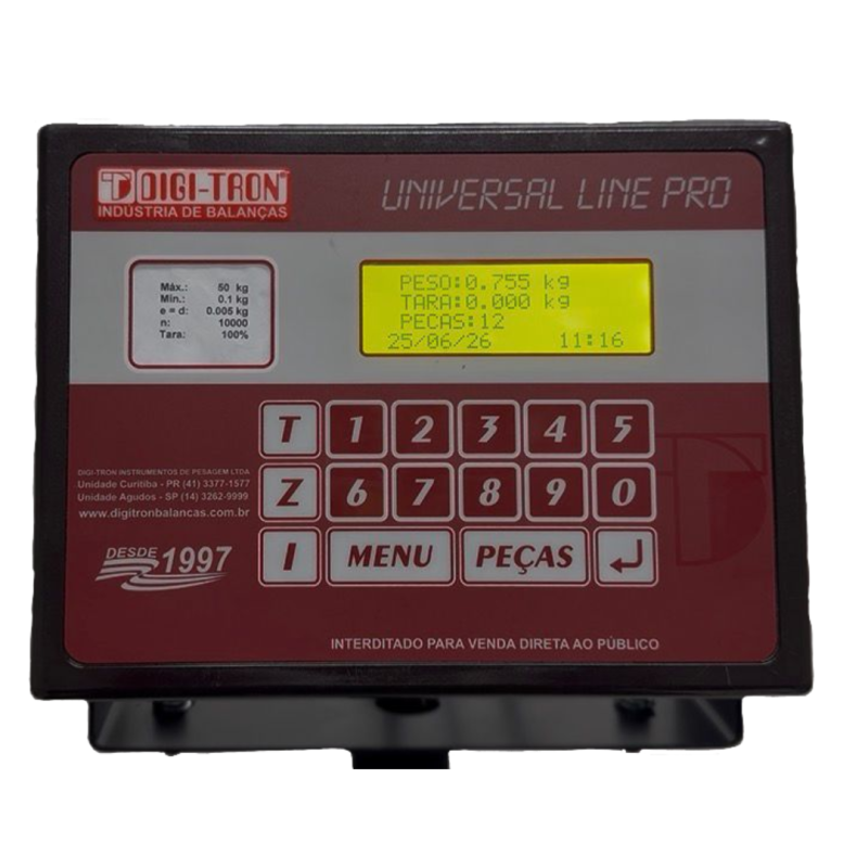 Indicador de Pesagem Universal Pro
